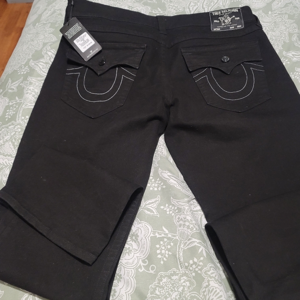 True Religion Men Black Jeans